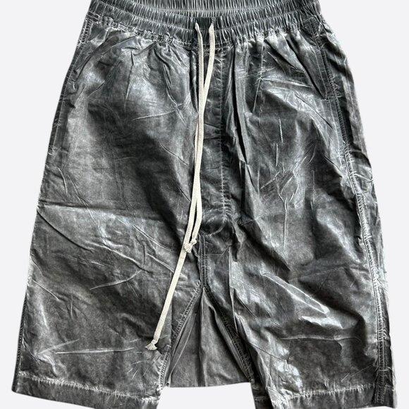 Rick Owens Grey Pod Shorts - Picture 1 of 2